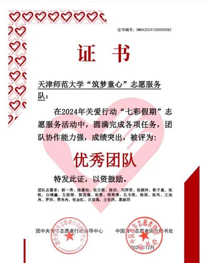 喜報(bào)，我院筑夢(mèng)七彩志愿服務(wù)隊(duì)榮選2024年七彩假期關(guān)愛(ài)行動(dòng)志愿服務(wù)團(tuán)