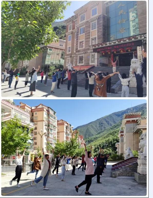 我運(yùn)動(dòng)，我健康——我院組織教職工開展工間操活動(dòng)