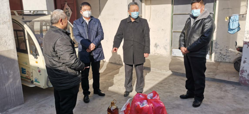 院長畢于民春節(jié)慰問駐村工作組，共筑新春希望，傳遞溫暖關懷