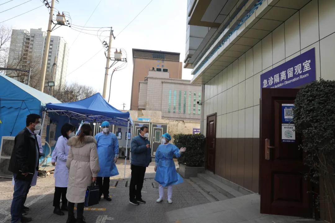 山東省督查組對我院進行常態(tài)化疫情防控工作督導檢查